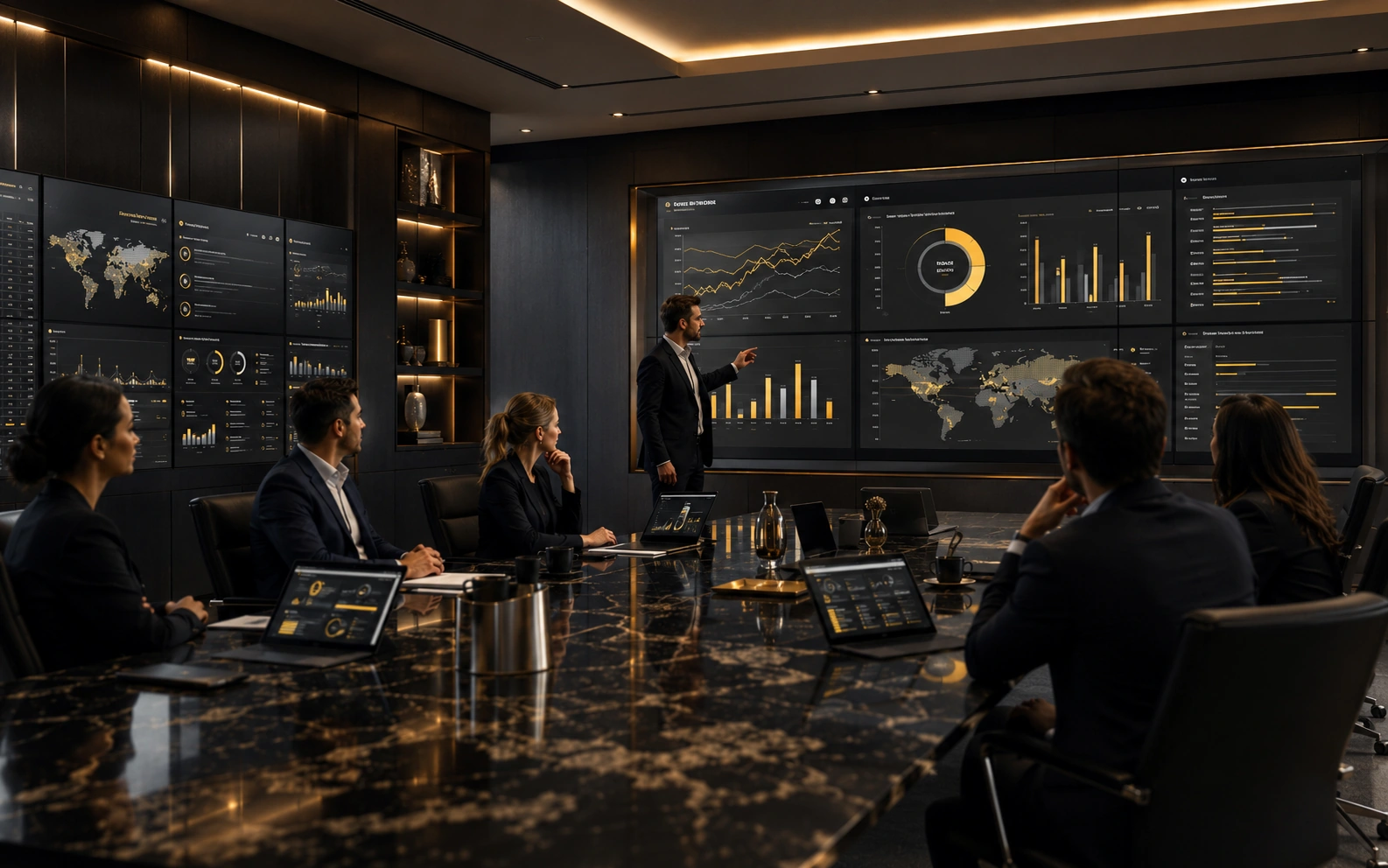 Executive enterprise reporting room